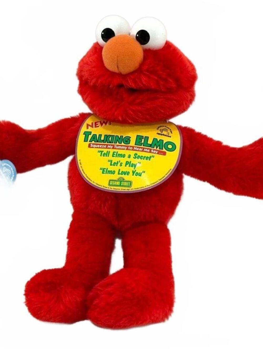 Vintage Applause 1997 Elmo Loves You Talking Sesame Street Working Plush NWT